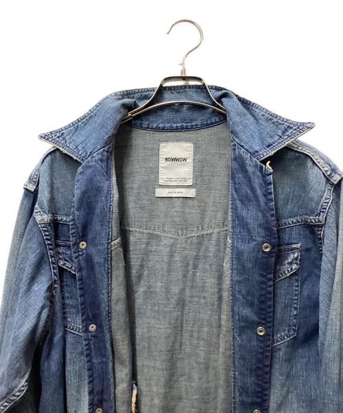 BOWWOW（バウワウ）BOWWOW (バウワウ) 40S WESTERN DENIM SHIRTS インディゴ サイズ:Mの古着・服飾アイテム