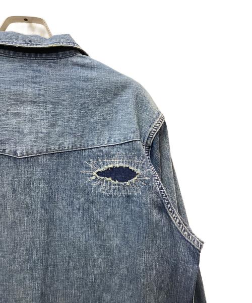 BOWWOW（バウワウ）BOWWOW (バウワウ) 40S WESTERN DENIM SHIRTS インディゴ サイズ:Mの古着・服飾アイテム