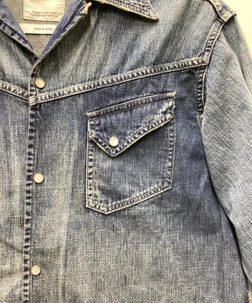 BOWWOW（バウワウ）BOWWOW (バウワウ) 40S WESTERN DENIM SHIRTS インディゴ サイズ:Mの古着・服飾アイテム