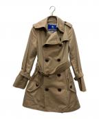 BURBERRY BLUE LABELバーバリー ブルー レーベル）の古着「裏地ノヴァチェックトレンチコート」｜ベージュ