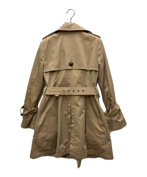 BURBERRY BLUE LABEL（バーバリー ブルー レーベル）BURBERRY BLUE LABEL (バーバリー ブルー レーベル) 裏地ノヴァチェックトレンチコート ベージュ サイズ:36の古着・服飾アイテム