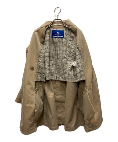 BURBERRY BLUE LABEL（バーバリー ブルー レーベル）BURBERRY BLUE LABEL (バーバリー ブルー レーベル) 裏地ノヴァチェックトレンチコート ベージュ サイズ:36の古着・服飾アイテム