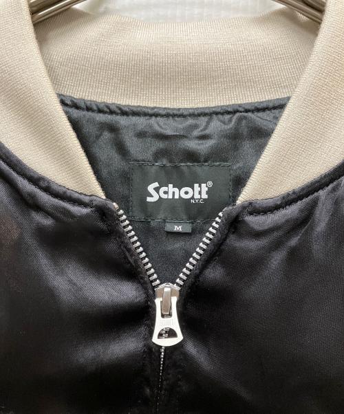 Schott（ショット）Schott (ショット) RAYON SUKA JACKET ブラック サイズ:Mの古着・服飾アイテム