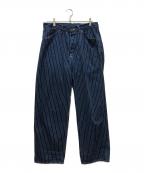 FULLCOUNTフルカウント）の古着「Indigo Wabash Work Pants」｜ネイビー