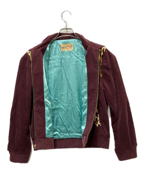 THE GROOVIN HIGH（ザ グルービン ハイ）THE GROOVIN HIGH (ザ グルービン ハイ) 1950s Corduroy Blouson バーガンディー サイズ:Mの古着・服飾アイテム