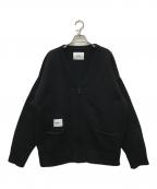 WTAPSダブルタップス）の古着「25AW PALMER AFA / SWEATER / ALPL」｜ブラック