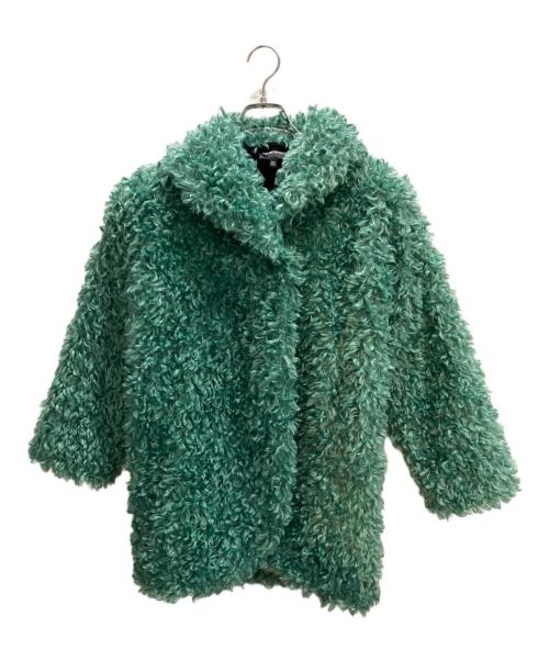 EMPORIO ARMANI（エンポリオ アルマーニ）EMPORIO ARMANI (エンポリオ アルマーニ) Eco fur coat グリーン サイズ:12Aの古着・服飾アイテム