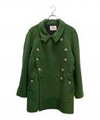 OUTILウティ）の古着「MANTEAU ROYE/モーターサイクルコート」｜グリーン