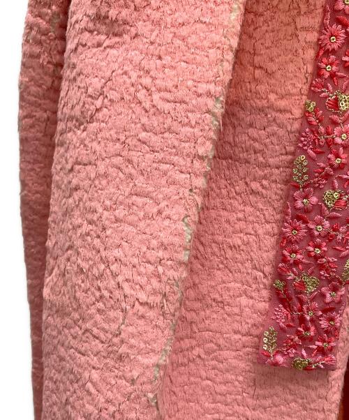 COMME des GARCONS（コムデギャルソン）COMME des GARCONS (コムデギャルソン) レース刺繍ウエスト ボリュームスカート ピンク サイズ:下記参照の古着・服飾アイテム