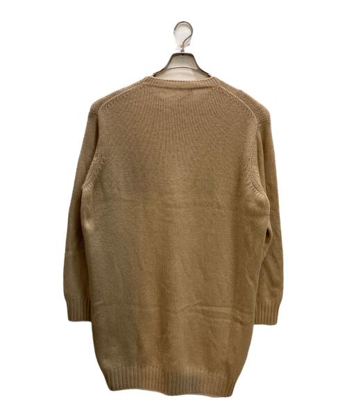 PRADA（プラダ）PRADA (プラダ) 22AW ヴァージンウール カシミヤ ミニニットワンピース ベージュ サイズ:44の古着・服飾アイテム