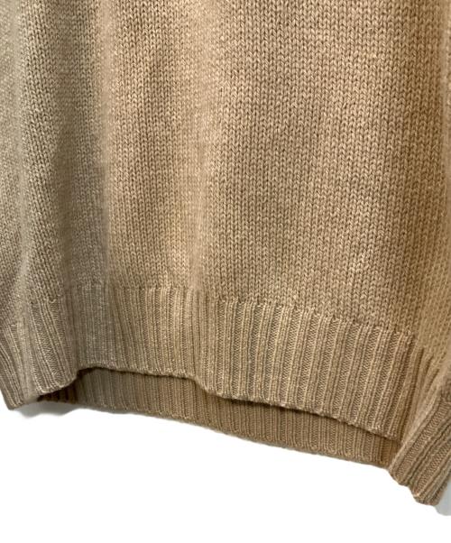 PRADA（プラダ）PRADA (プラダ) 22AW ヴァージンウール カシミヤ ミニニットワンピース ベージュ サイズ:44の古着・服飾アイテム
