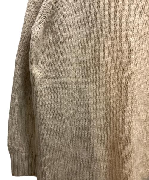 PRADA（プラダ）PRADA (プラダ) 22AW ヴァージンウール カシミヤ ミニニットワンピース ベージュ サイズ:44の古着・服飾アイテム