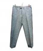 GUCCIグッチ）の古着「Jacquard Wool Silk Pant」｜ブルー