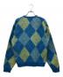 BRENT (ブレント) 60s～70s アーガイル柄モヘア混ニット ブルー サイズ:M：20000円