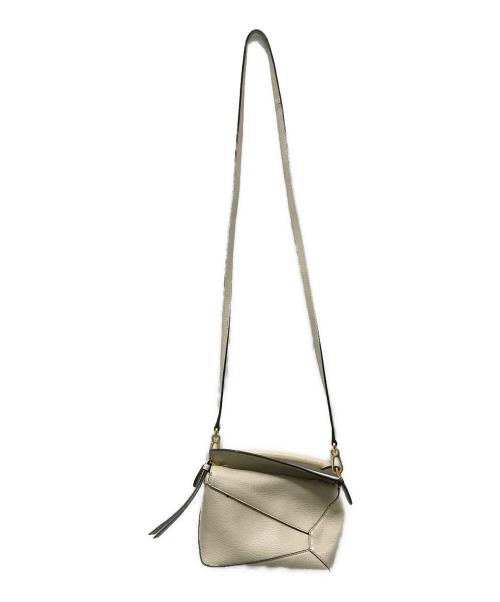 LOEWE（ロエベ）LOEWE (ロエベ) PUZZLE MINI BAG ベージュの古着・服飾アイテム