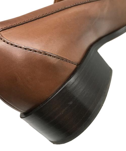 TOD'S（トッズ）TOD'S (トッズ) T タイムレス レザー ローファー ブラウン サイズ:37 1/2の古着・服飾アイテム