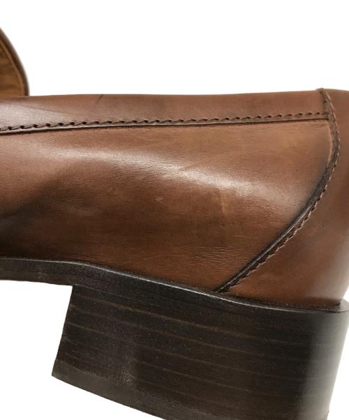TOD'S（トッズ）TOD'S (トッズ) T タイムレス レザー ローファー ブラウン サイズ:37 1/2の古着・服飾アイテム