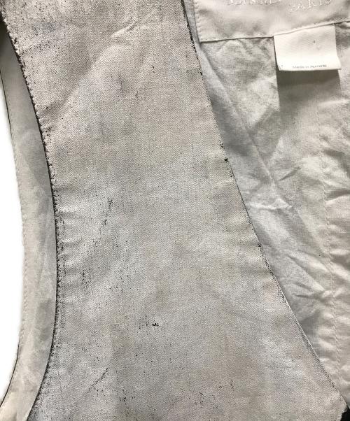 Maison Margiela（メゾンマルジェラ）Maison Margiela (メゾンマルジェラ) H&M (エイチアンドエム) ペンキデザインベスト ホワイト×ブラック サイズ:52の古着・服飾アイテム
