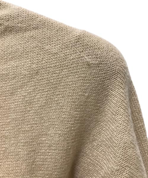 Maison Margiela（メゾンマルジェラ）Maison Margiela (メゾンマルジェラ) ドレープ ニットカーディガン ベージュ サイズ:Sの古着・服飾アイテム