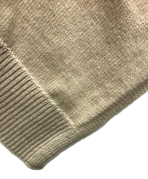 Maison Margiela（メゾンマルジェラ）Maison Margiela (メゾンマルジェラ) ドレープ ニットカーディガン ベージュ サイズ:Sの古着・服飾アイテム