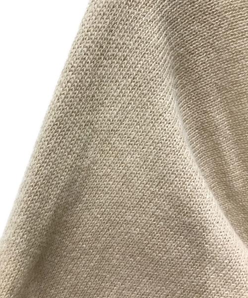 Maison Margiela（メゾンマルジェラ）Maison Margiela (メゾンマルジェラ) ドレープ ニットカーディガン ベージュ サイズ:Sの古着・服飾アイテム