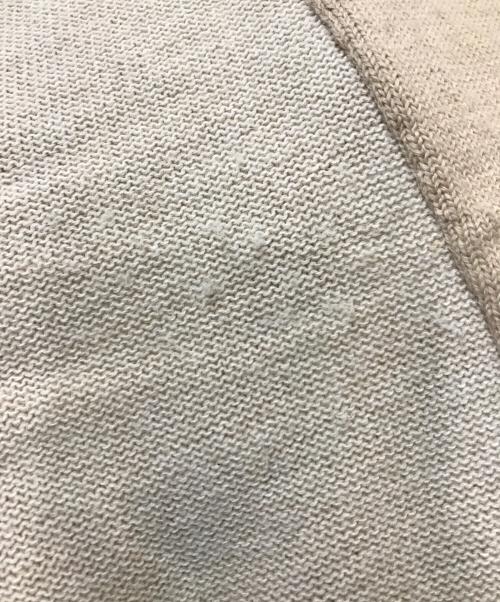 Maison Margiela（メゾンマルジェラ）Maison Margiela (メゾンマルジェラ) ドレープ ニットカーディガン ベージュ サイズ:Sの古着・服飾アイテム