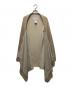 Maison Margiela（メゾンマルジェラ）の古着「ドレープ ニットカーディガン」｜ベージュ