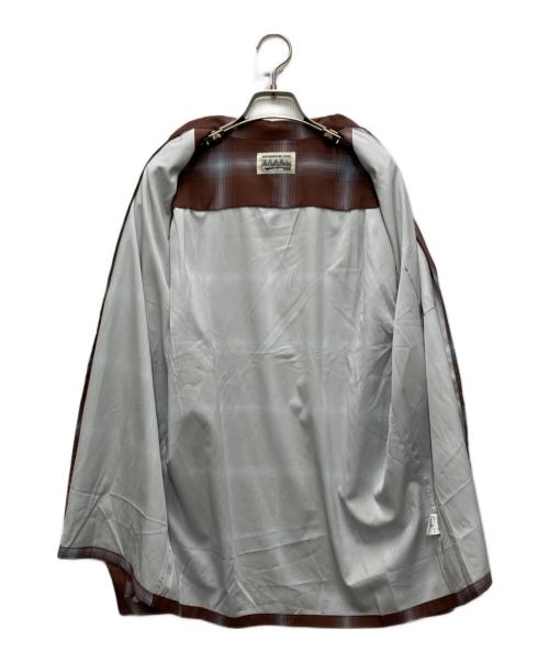 WACKO MARIA（ワコマリア）WACKO MARIA (ワコマリア) OMBRE CHECK OPEN COLLAR SHIRT L/S ブラウン サイズ:Lの古着・服飾アイテム
