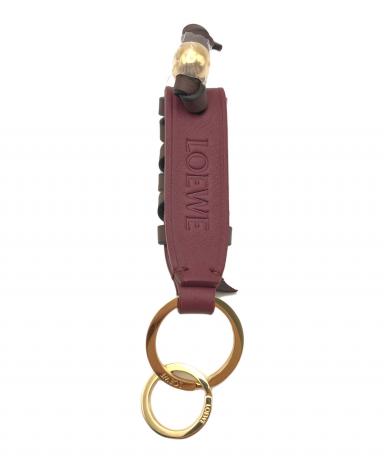 中古・古着通販】LOEWE (ロエベ) クロスブレイデッド キーリング