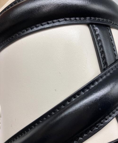 ALEXANDER McQUEEN（アレキサンダーマックイーン）Alexander McQUEEN (アレキサンダーマックイーン) ショルダーバッグ ホワイト・ブラックの古着・服飾アイテム