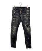 DSQUARED2ディースクエアード）の古着「Super Twinky Jean」｜ブラック
