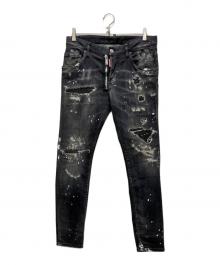 DSQUARED2（ディースクエアード）の古着「Super Twinky Jean」｜ブラック