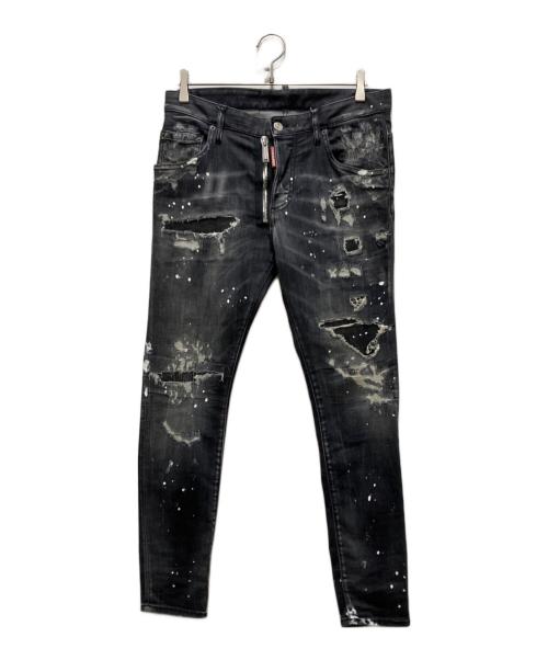 DSQUARED2（ディースクエアード）DSQUARED2 (ディースクエアード) Super Twinky Jean ブラック サイズ:46の古着・服飾アイテム