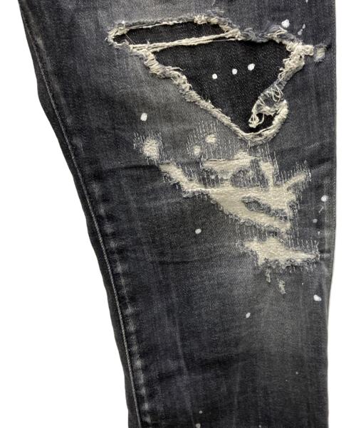 DSQUARED2（ディースクエアード）DSQUARED2 (ディースクエアード) Super Twinky Jean ブラック サイズ:46の古着・服飾アイテム