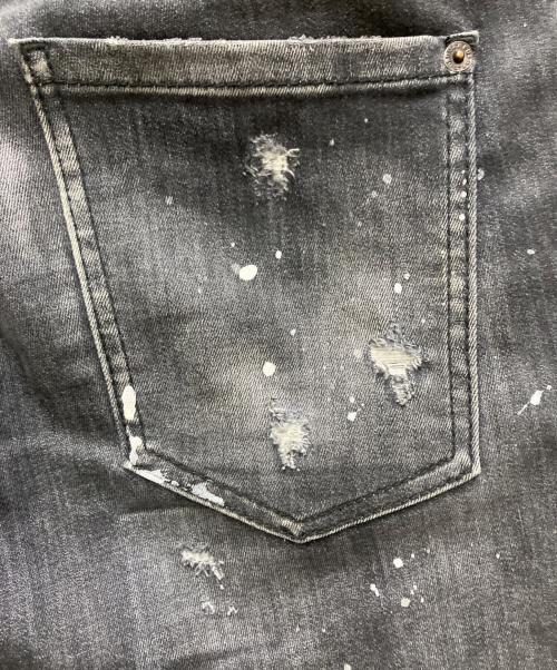 DSQUARED2（ディースクエアード）DSQUARED2 (ディースクエアード) Super Twinky Jean ブラック サイズ:46の古着・服飾アイテム