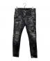 DSQUARED2（ディースクエアード）の古着「Super Twinky Jean」｜ブラック