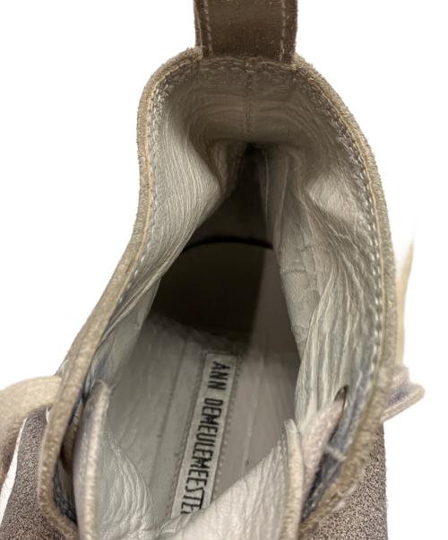 ANN DEMEULEMEESTER（アンドゥムルメステール）ANN DEMEULEMEESTER (アンドゥムルメステール) スウェードハイカットスニーカー グレー サイズ:37 1/2の古着・服飾アイテム