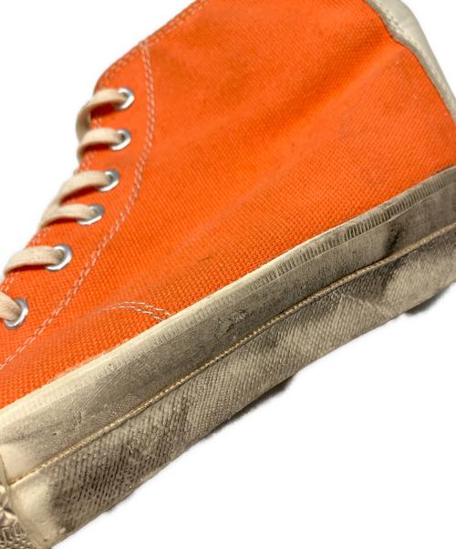 VISVIM（ビズビム）VISVIM (ビズビム) ハイカッットキャンバススニーカー オレンジ サイズ:US9の古着・服飾アイテム