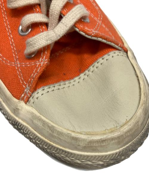 VISVIM（ビズビム）VISVIM (ビズビム) ハイカッットキャンバススニーカー オレンジ サイズ:US9の古着・服飾アイテム