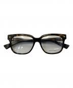 BOTTEGA VENETAボッテガベネタ）の古着「スクエア眼鏡」｜ブラック