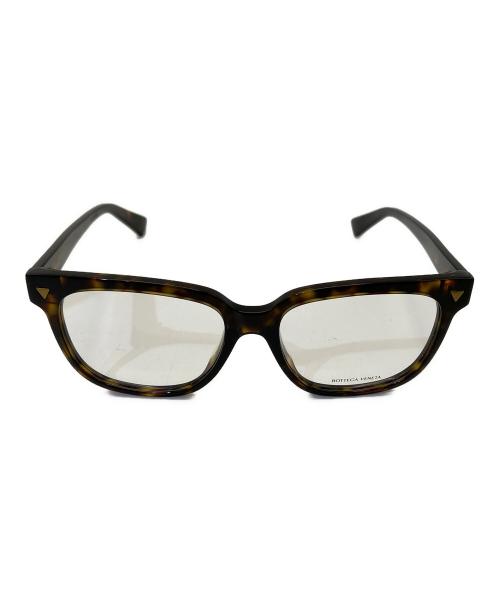 BOTTEGA VENETA（ボッテガベネタ）BOTTEGA VENETA (ボッテガベネタ) スクエア眼鏡 ブラックの古着・服飾アイテム