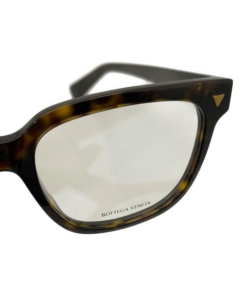 BOTTEGA VENETA（ボッテガベネタ）BOTTEGA VENETA (ボッテガベネタ) スクエア眼鏡 ブラックの古着・服飾アイテム