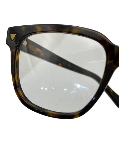 BOTTEGA VENETA（ボッテガベネタ）BOTTEGA VENETA (ボッテガベネタ) スクエア眼鏡 ブラックの古着・服飾アイテム