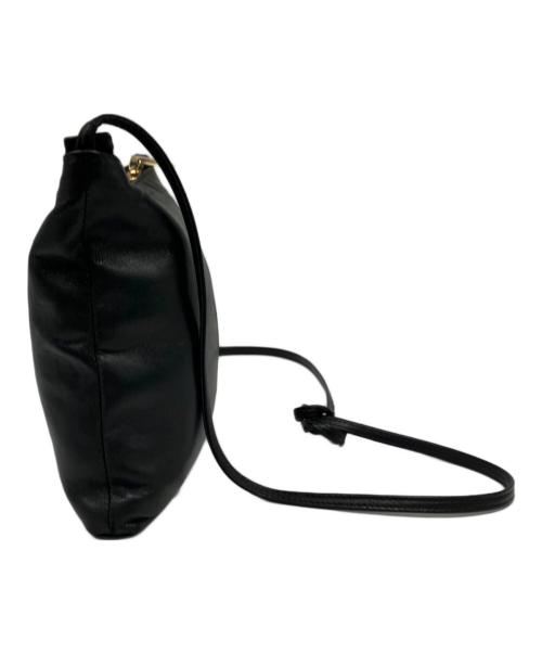 Vivienne Westwood（ヴィヴィアンウエストウッド）Vivienne Westwood (ヴィヴィアンウエストウッド) オーバルロゴレザーショルダーバッグ ブラックの古着・服飾アイテム