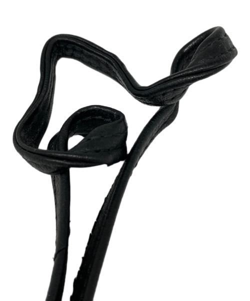 Vivienne Westwood（ヴィヴィアンウエストウッド）Vivienne Westwood (ヴィヴィアンウエストウッド) オーバルロゴレザーショルダーバッグ ブラックの古着・服飾アイテム