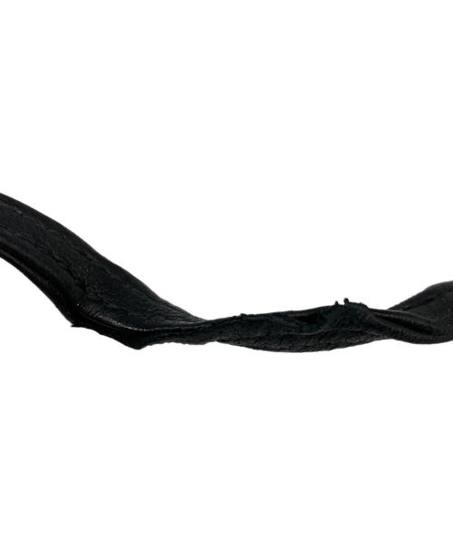 Vivienne Westwood（ヴィヴィアンウエストウッド）Vivienne Westwood (ヴィヴィアンウエストウッド) オーバルロゴレザーショルダーバッグ ブラックの古着・服飾アイテム