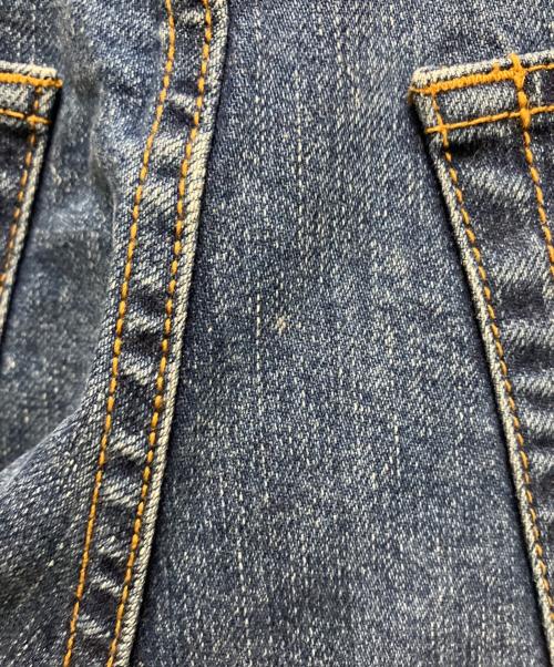 sacai（サカイ）sacai (サカイ) Wool Suiting x Denim Shorts インディゴの古着・服飾アイテム
