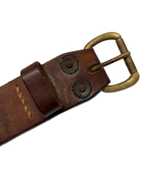 VISVIM（ビズビム）VISVIM (ビズビム) レザーベルト ブラウン サイズ:32の古着・服飾アイテム