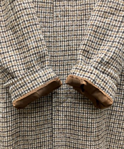 Aquascutum（アクアスキュータム）Aquascutum (アクアスキュータム) EDEN シングルベルテットコート ベージュ サイズ:40の古着・服飾アイテム