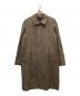 Aquascutum（アクアスキュータム）の古着「EDEN シングルベルテットコート」｜ベージュ